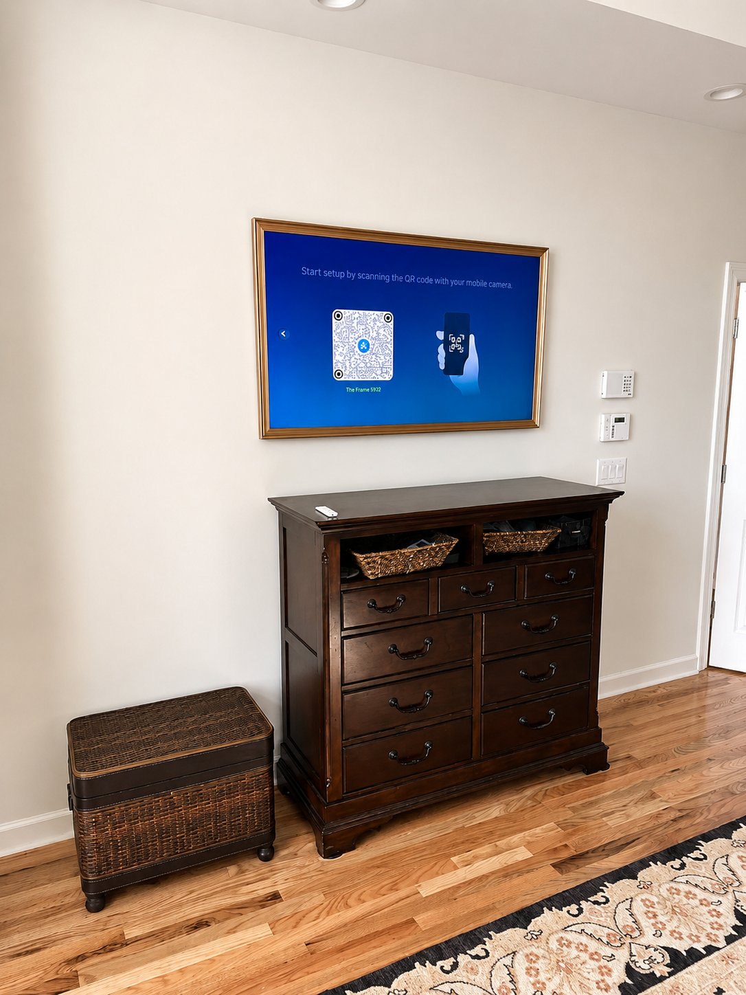Frame TV wire concealment Cary NC